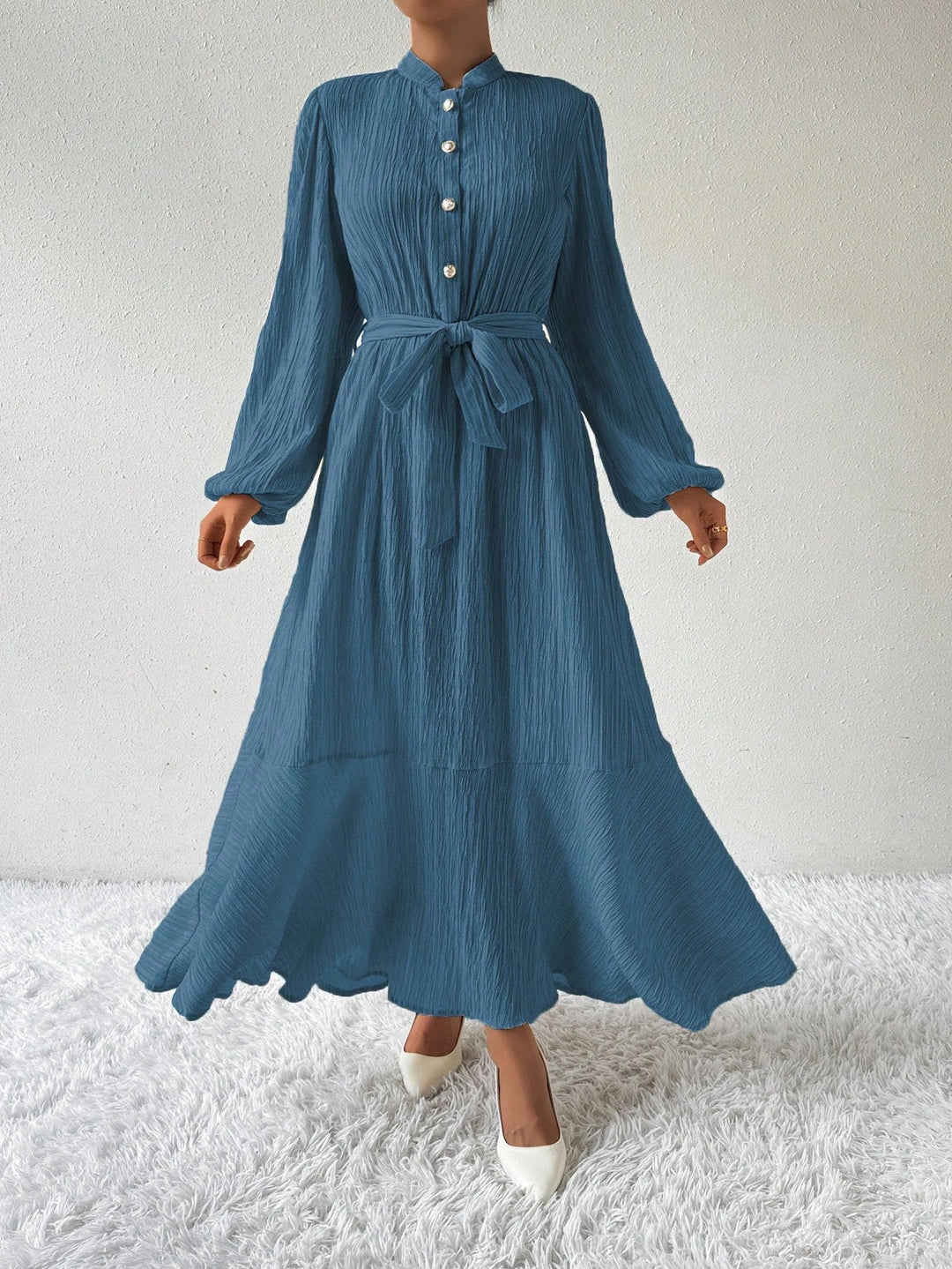 Rochie maxi Shein, albastru