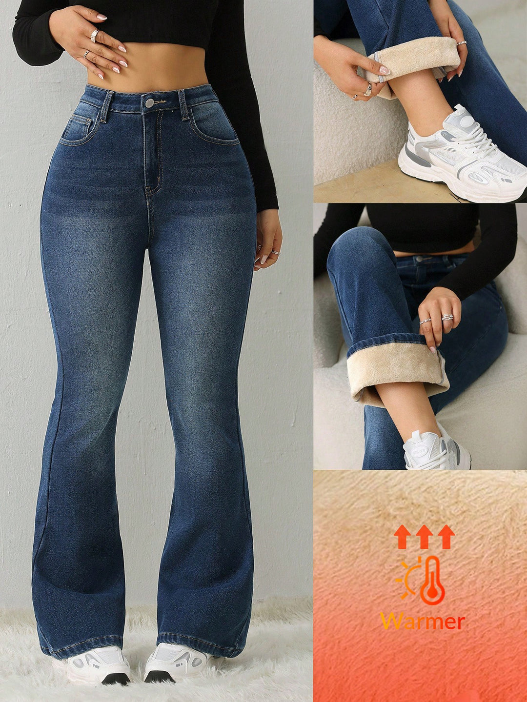 Jeans SHEIN, albastru