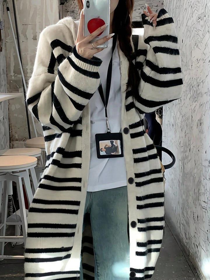 Cardigan lung SHEIN, mix culori