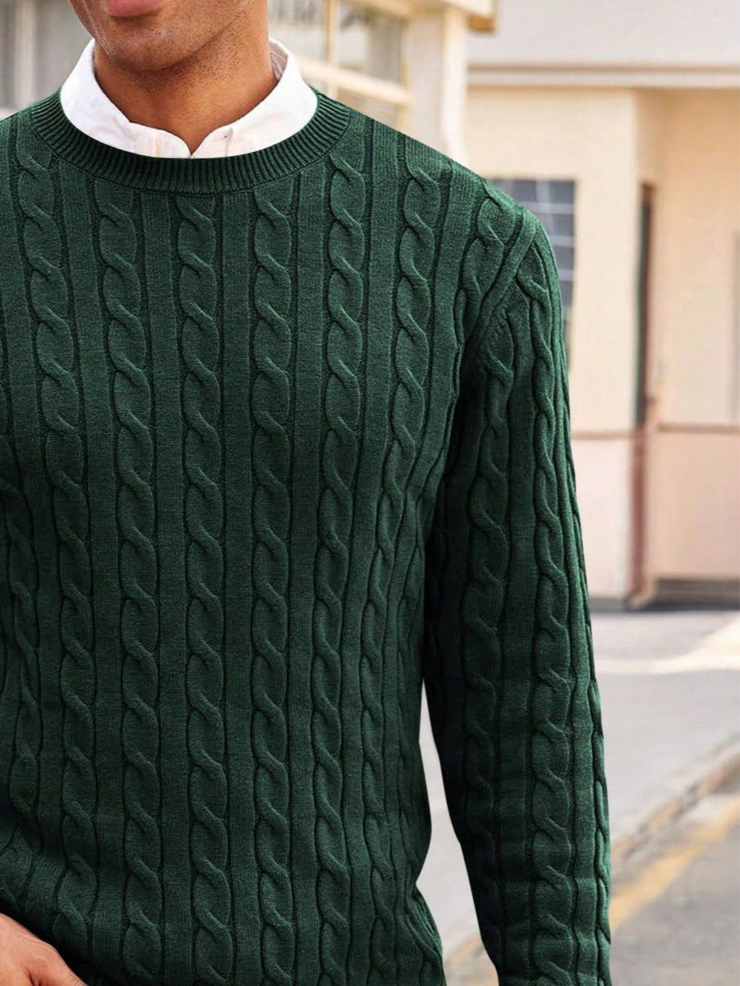Pulover SHEIN, verde