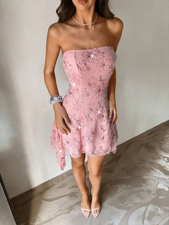 Rochie maxi SHEIN, roz