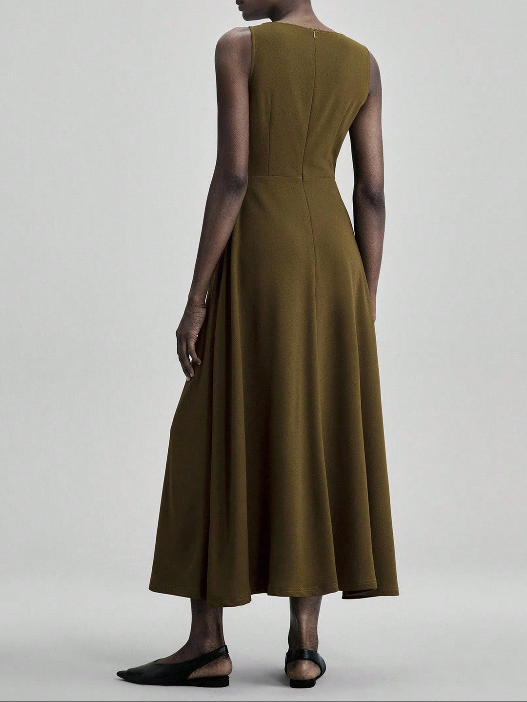 Rochie midi Shein, verde