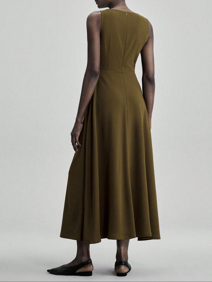 Rochie midi Shein, verde