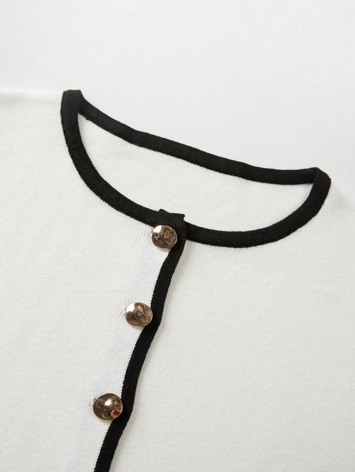 Cardigan SHEIN, alb