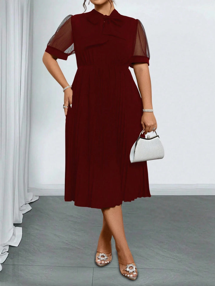 Rochie midi SHEIN, vișiniu
