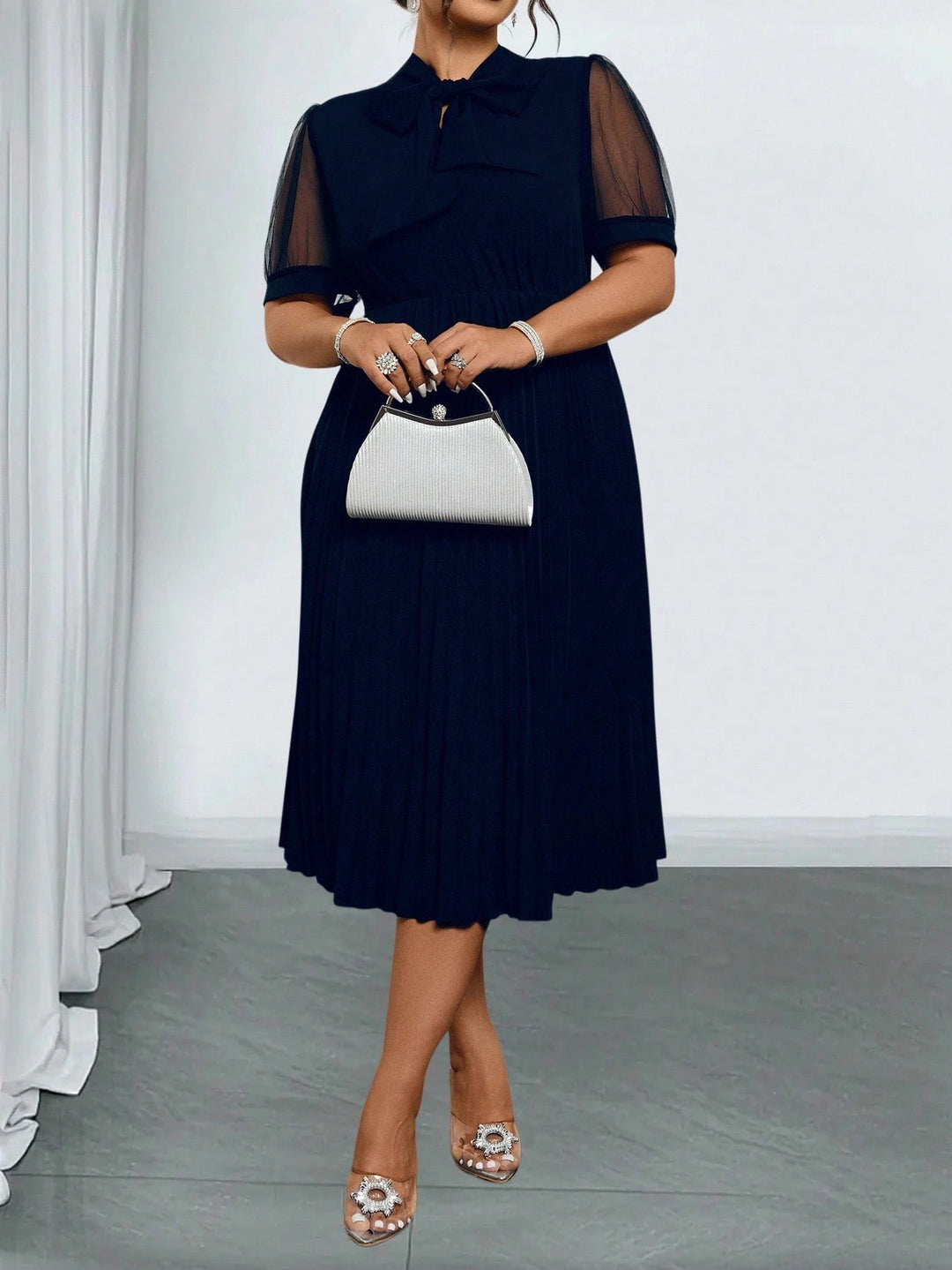 Rochie maxi SHEIN, albastru