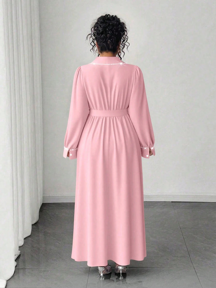 Rochie maxi SHEIN, roz