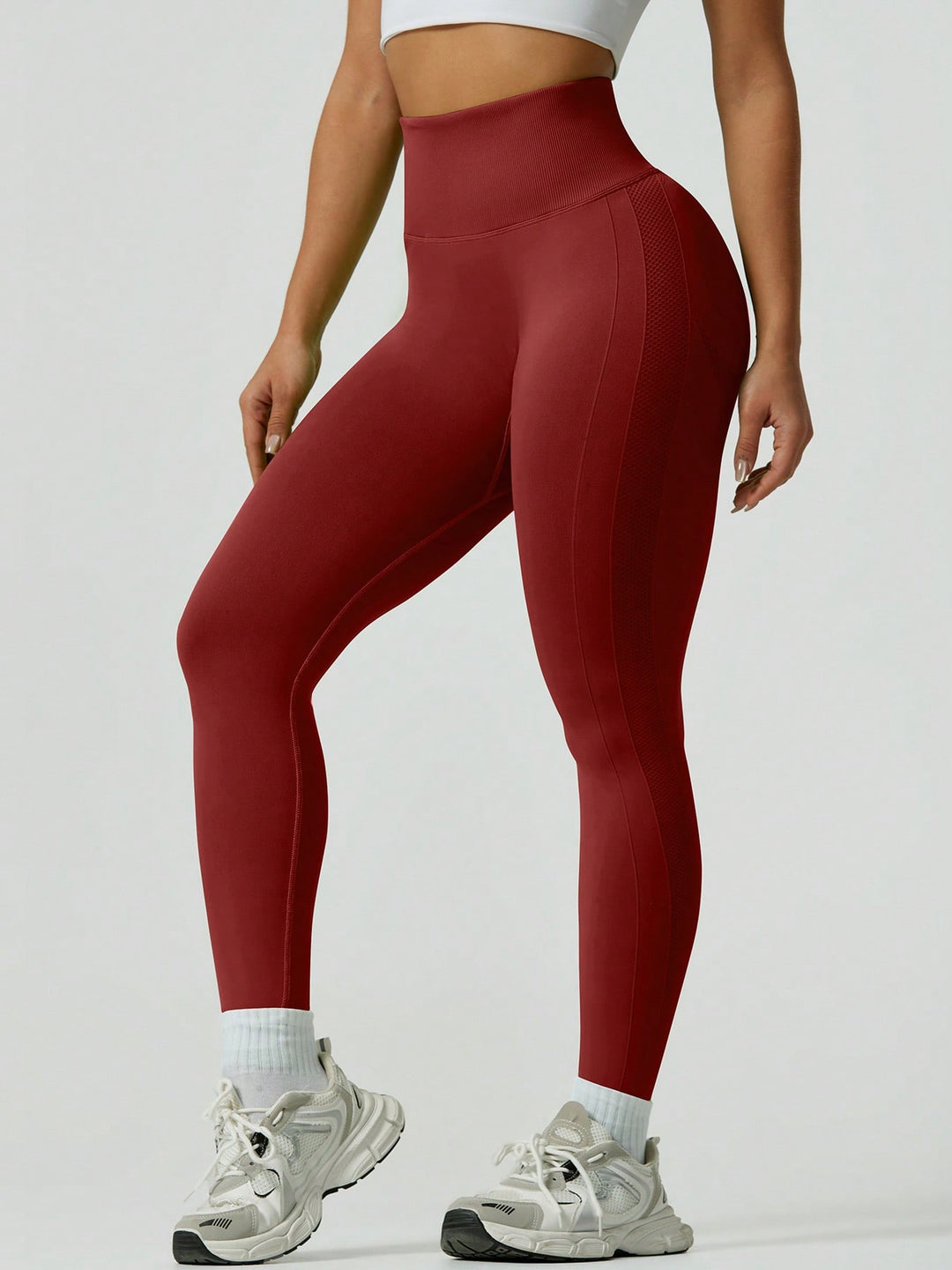 Pantaloni SHEIN, vișiniu