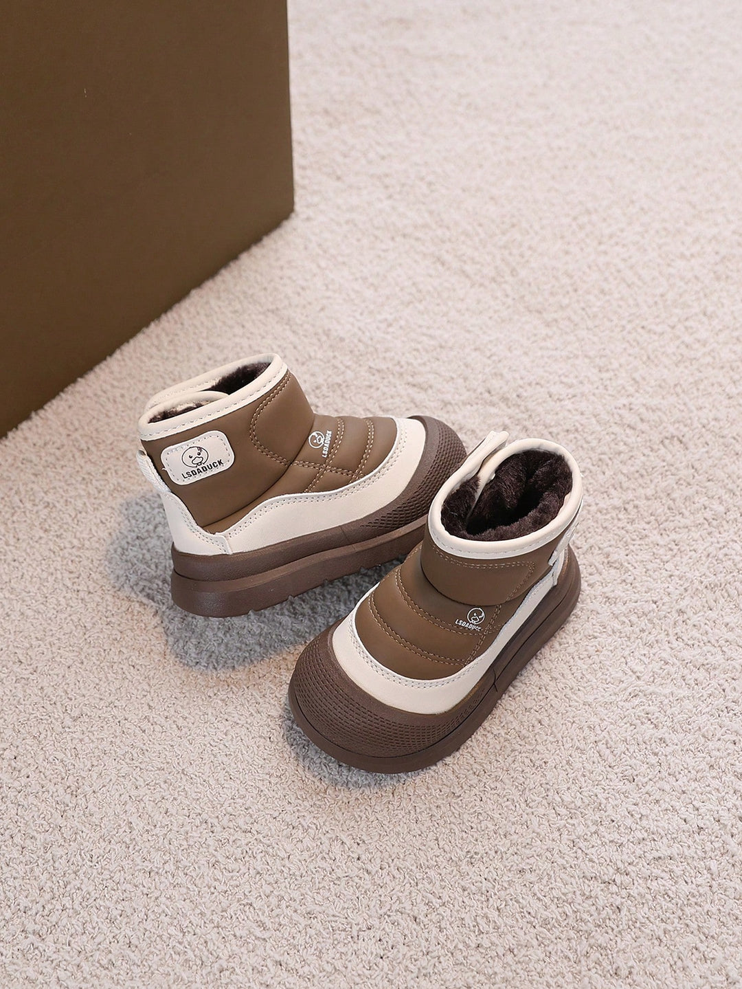Botine SHEIN, maro
