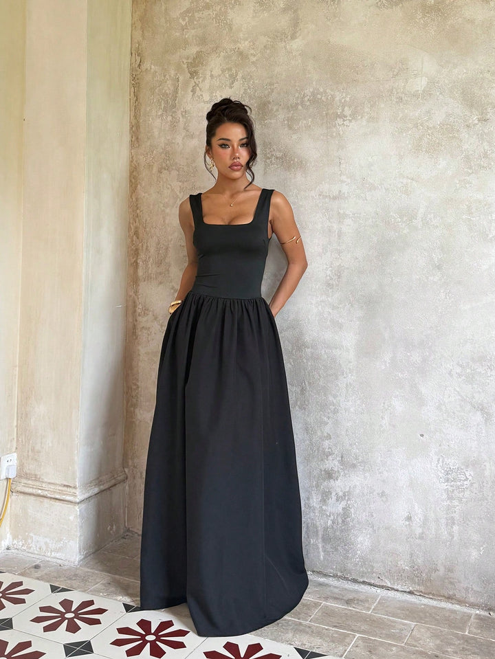 Rochie maxi SHEIN, negru