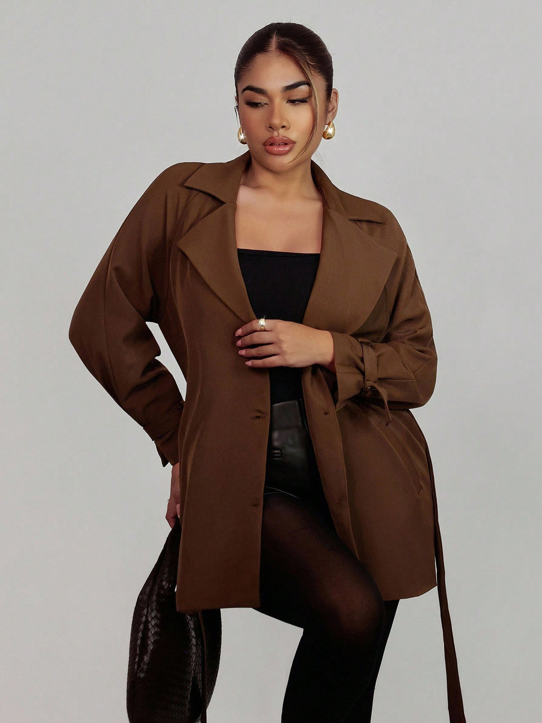Trench SHEIN, maro