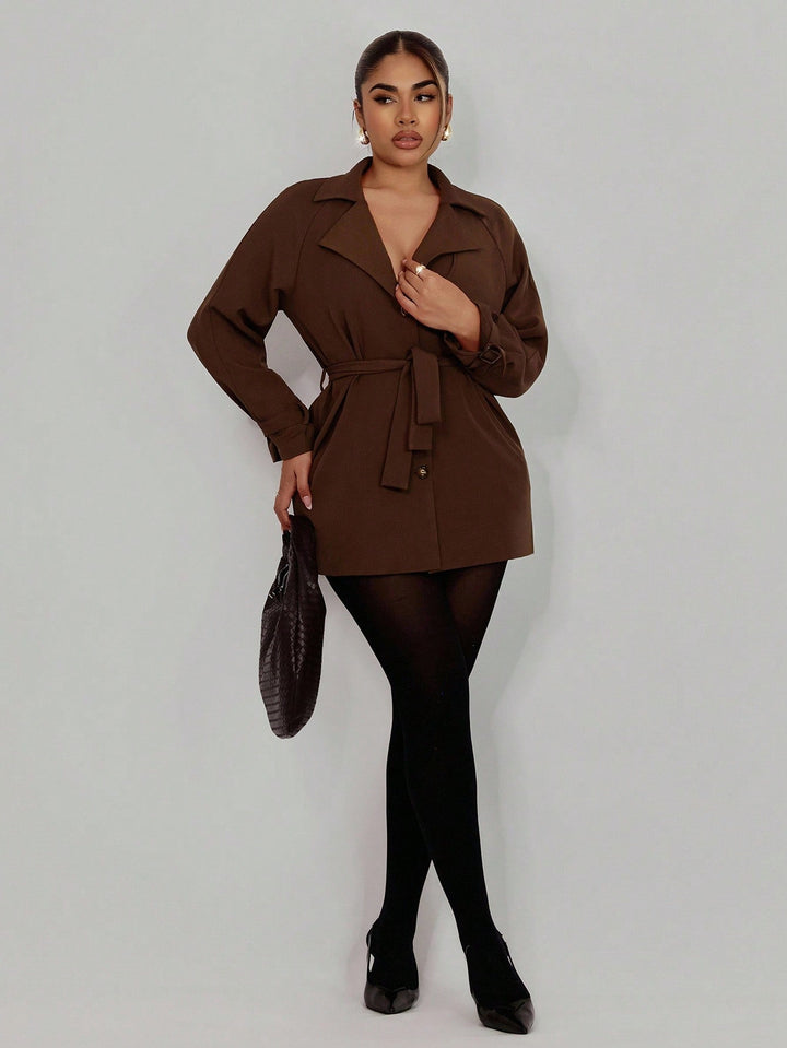 Trench SHEIN, maro