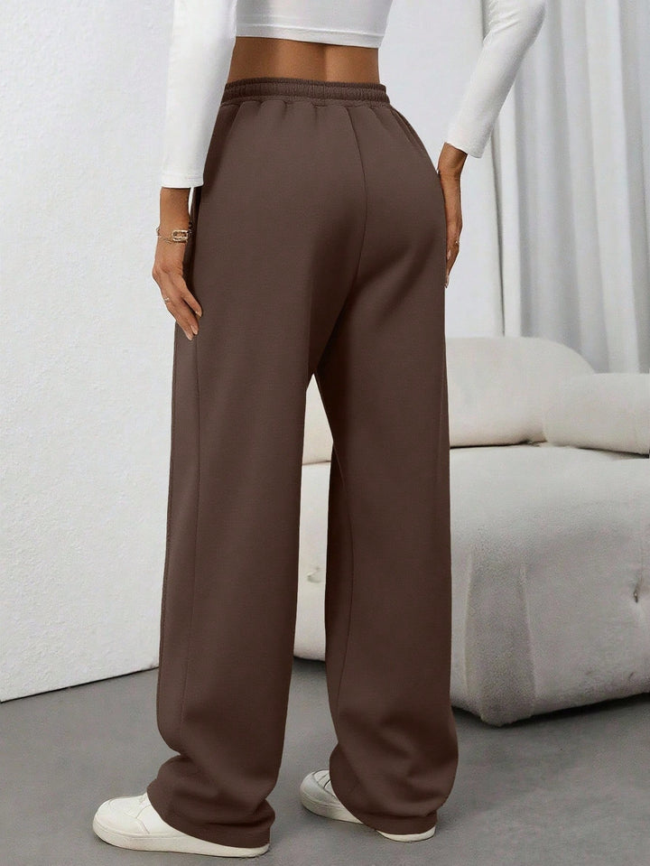 Pantaloni SHEIN, maro