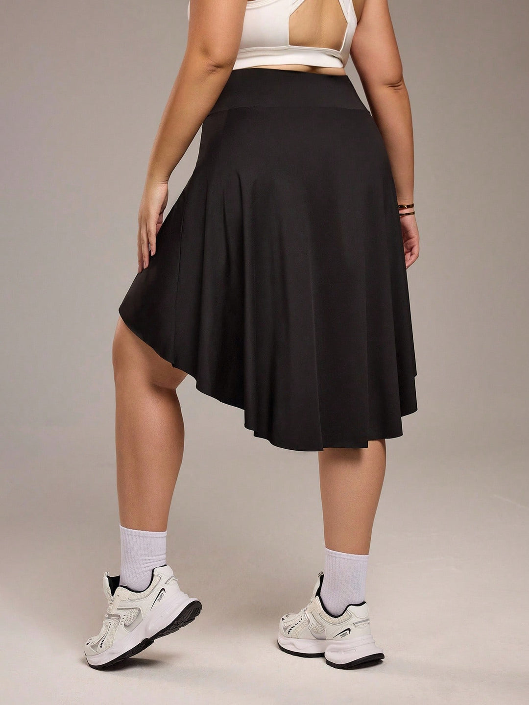 Fustă mini Shein Curve+, negru