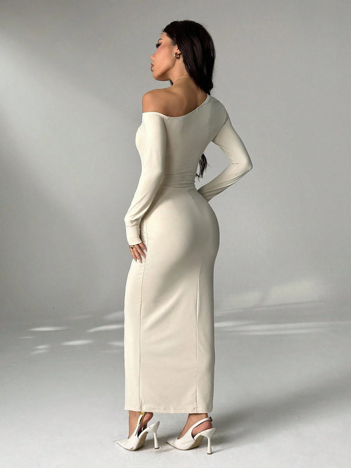 Rochie maxi Shein, bej