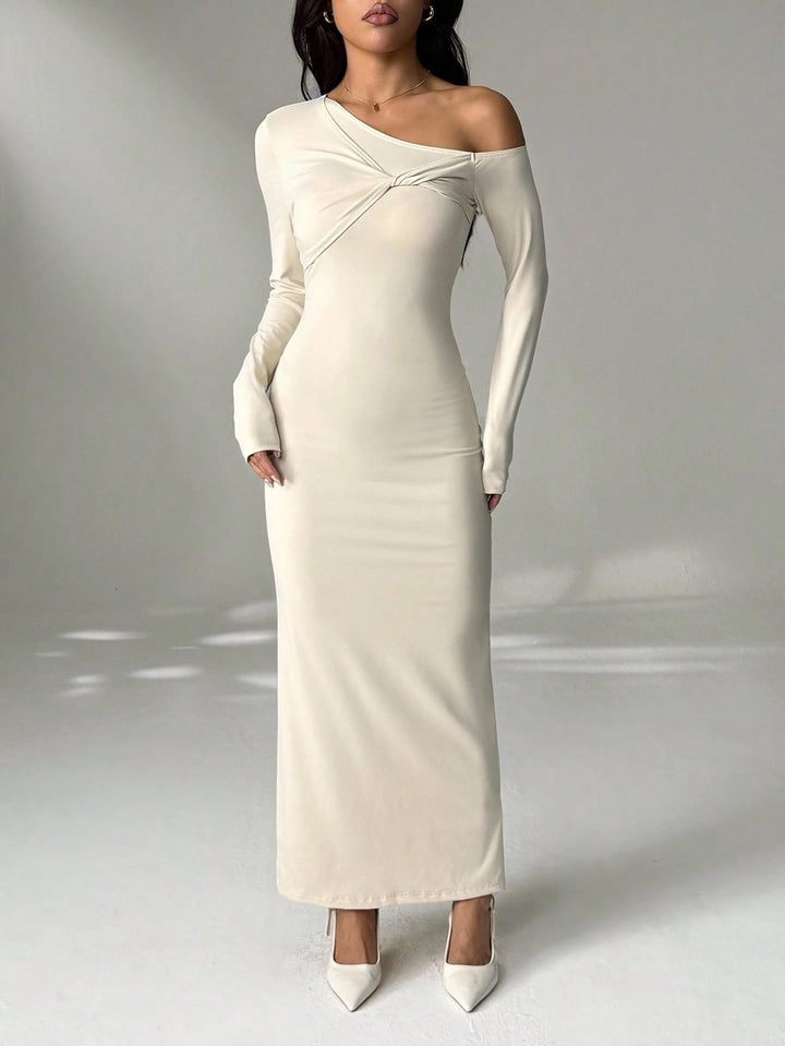 Rochie maxi Shein, bej