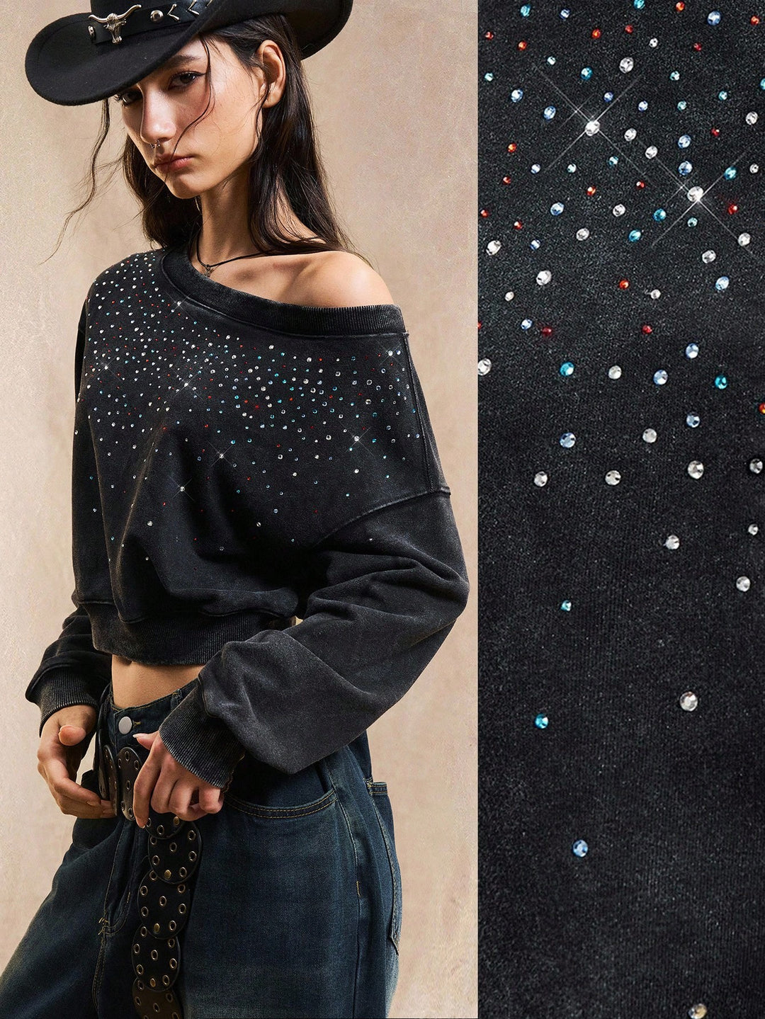 Hanorac SHEIN, negru