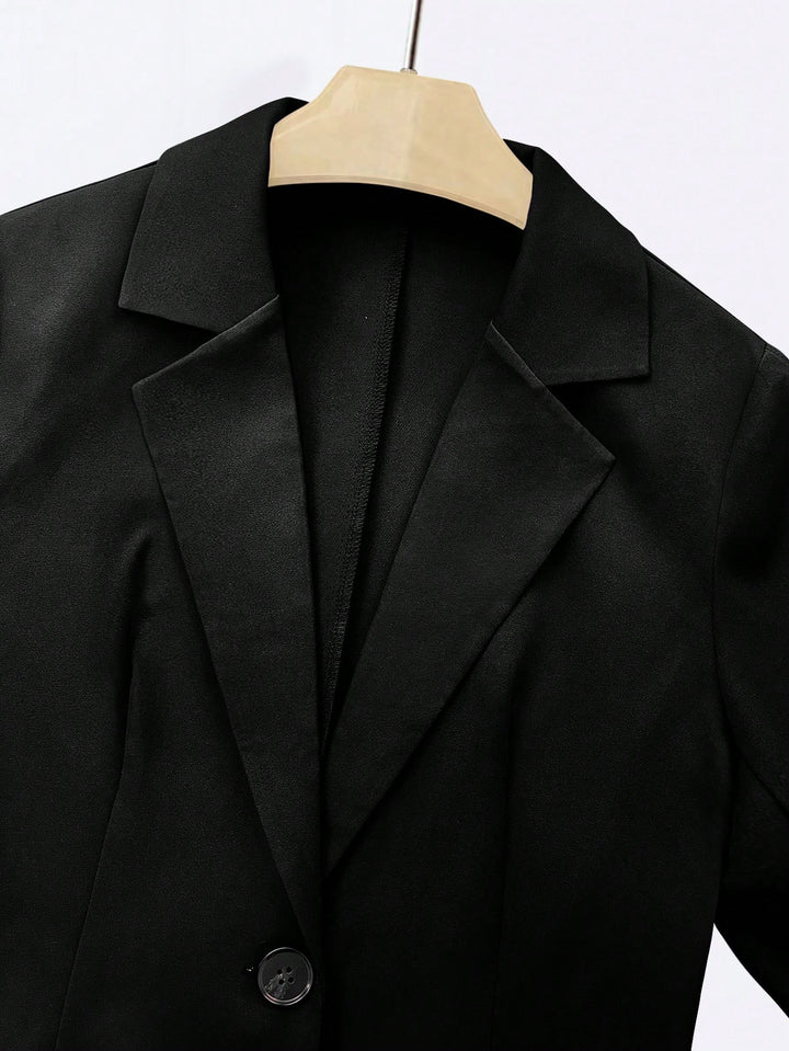 Sacou SHEIN, negru