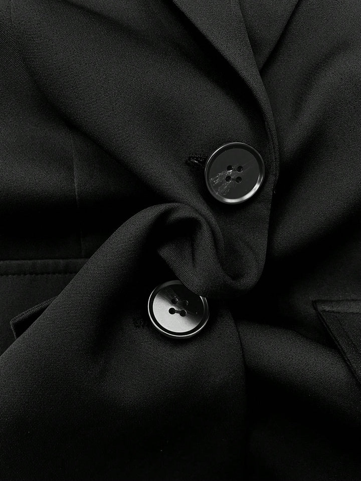 Sacou SHEIN, negru