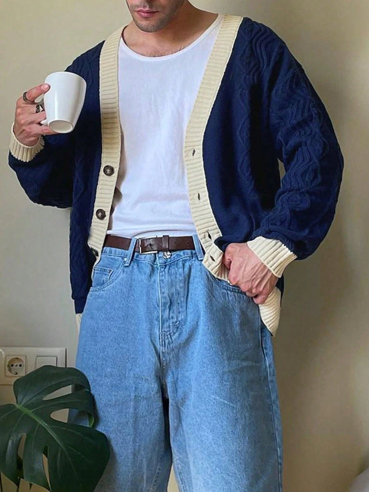 Cardigan SHEIN, albastru