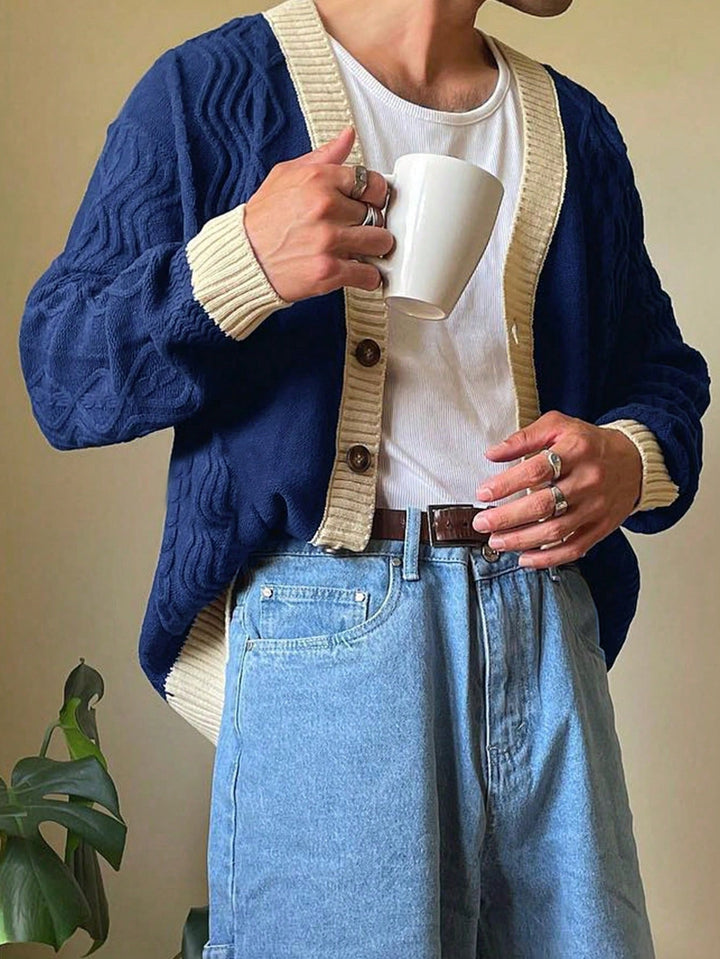 Cardigan SHEIN, albastru