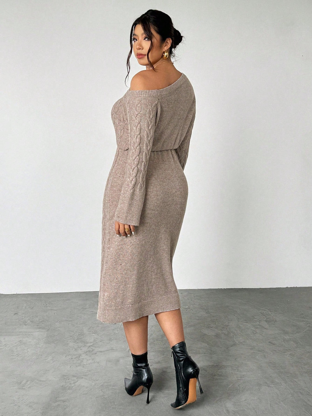 Rochie SHEIN, kaki