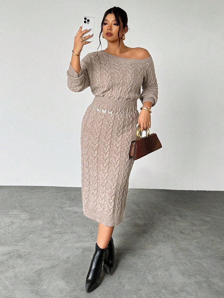 Rochie SHEIN, kaki