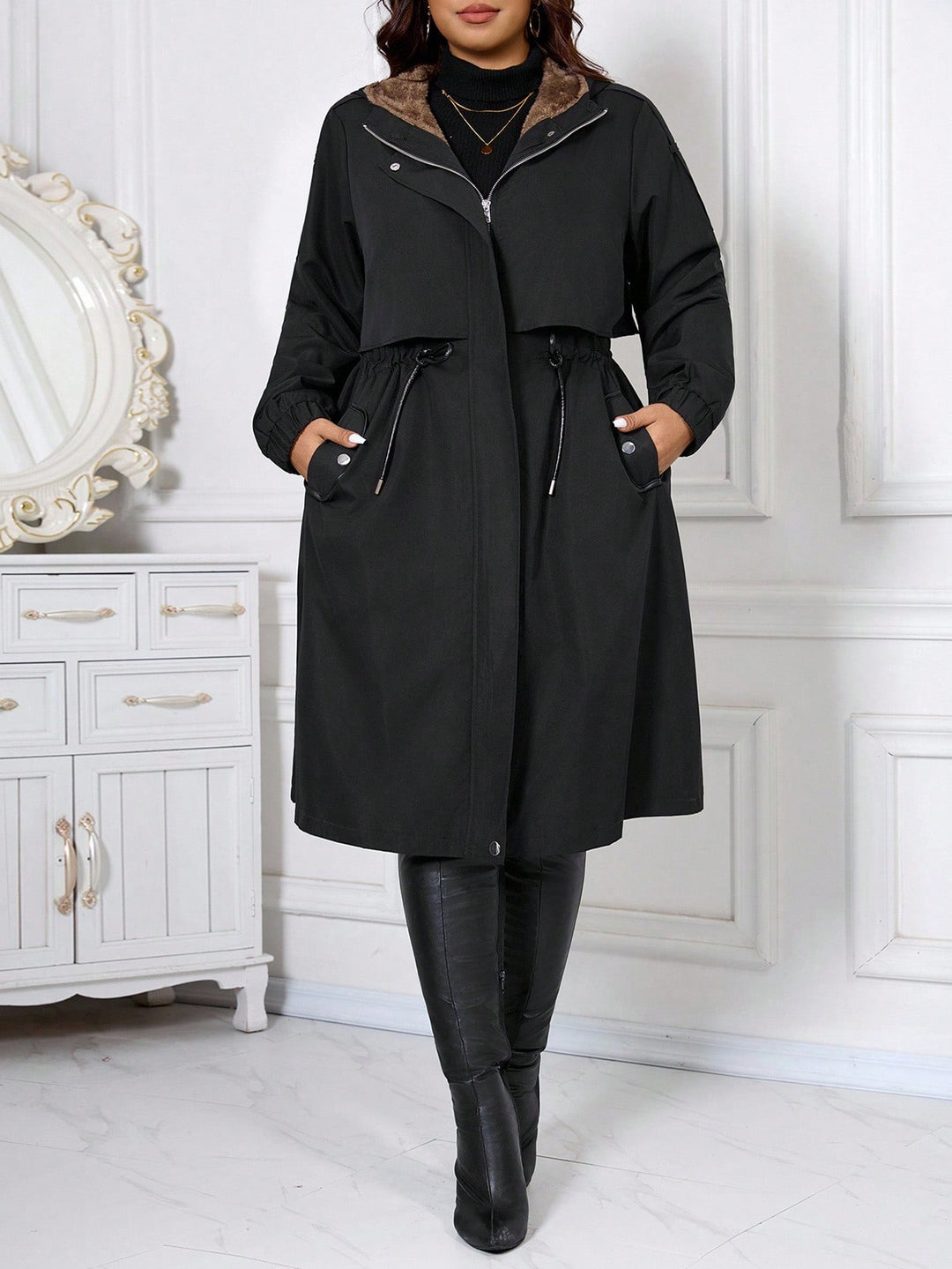 Palton SHEIN, negru