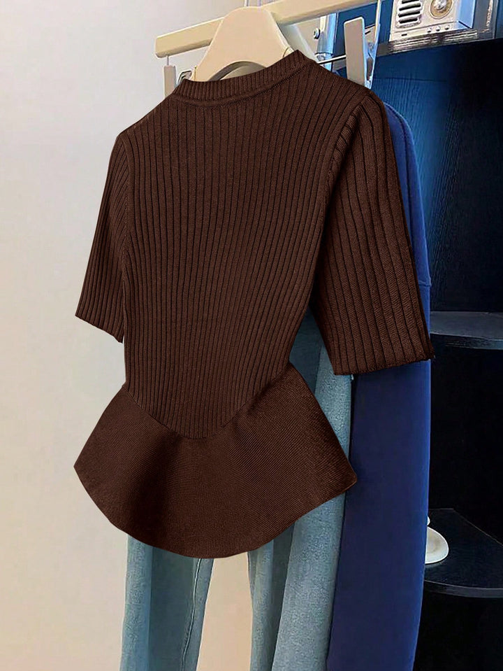 Cardigan SHEIN, maro
