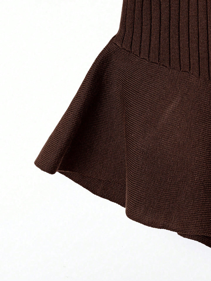 Cardigan SHEIN, maro