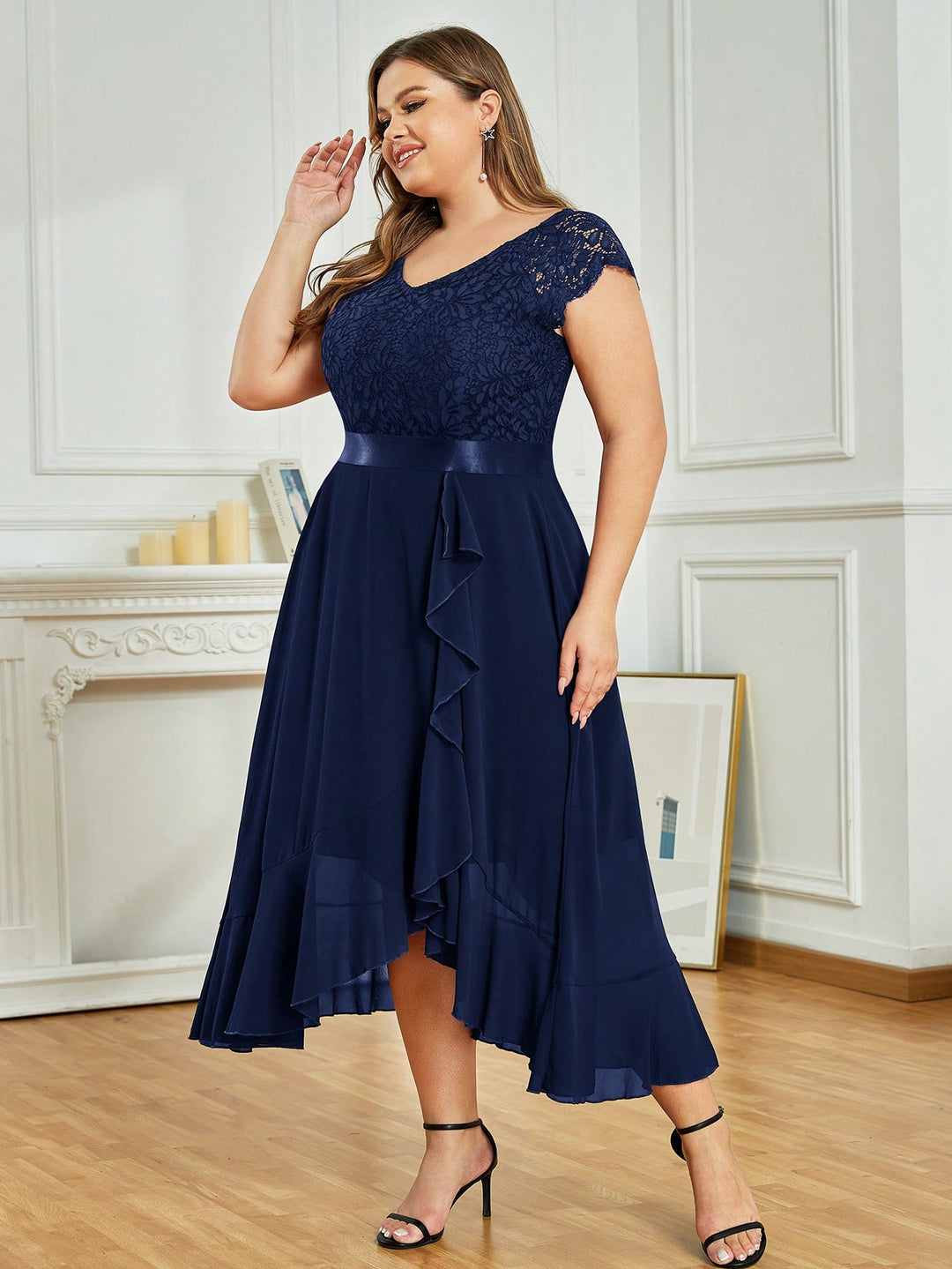 Rochie de ocazie SHEIN, albastru