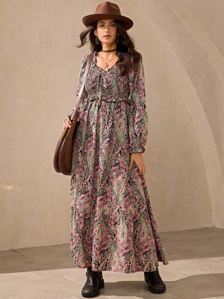 Rochie maxi SHEIN, mix culori