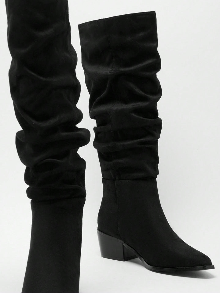 SHEIN Csizma, fekete