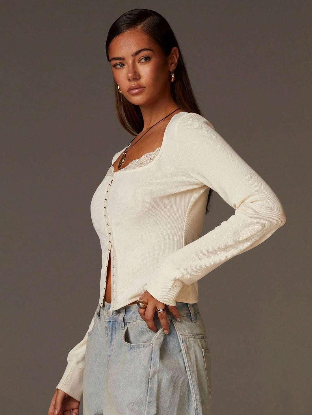 Top SHEIN, bej