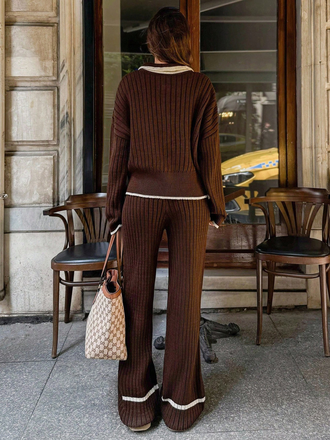 SHEIN együttes, barna