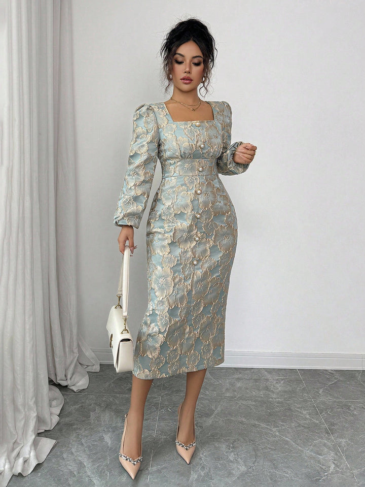 Rochie maxi SHEIN, verde