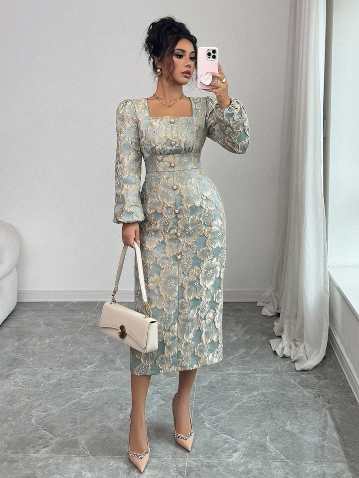 Rochie maxi SHEIN, verde