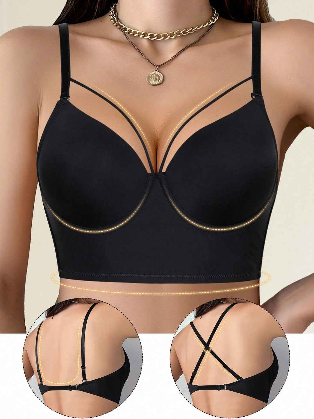 Sutien SHEIN, negru