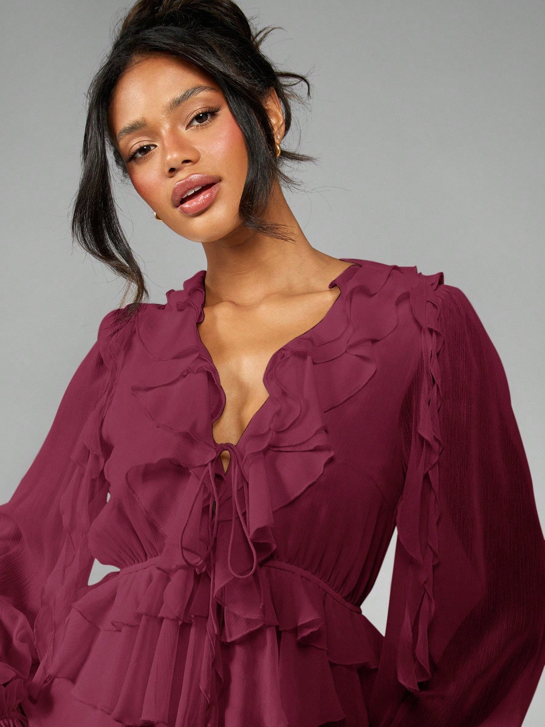 Rochie mini SHEIN, vișiniu