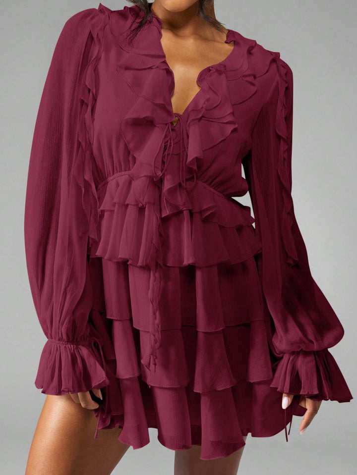 Rochie mini SHEIN, vișiniu