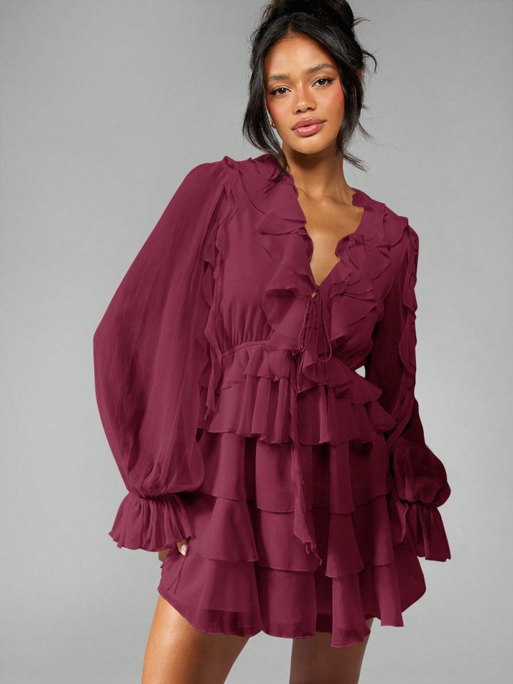 Rochie mini SHEIN, vișiniu