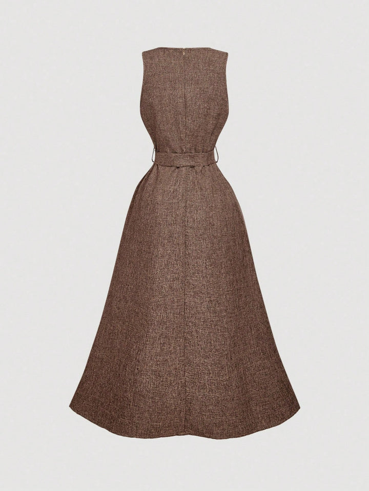 Rochie mini SHEIN, maro