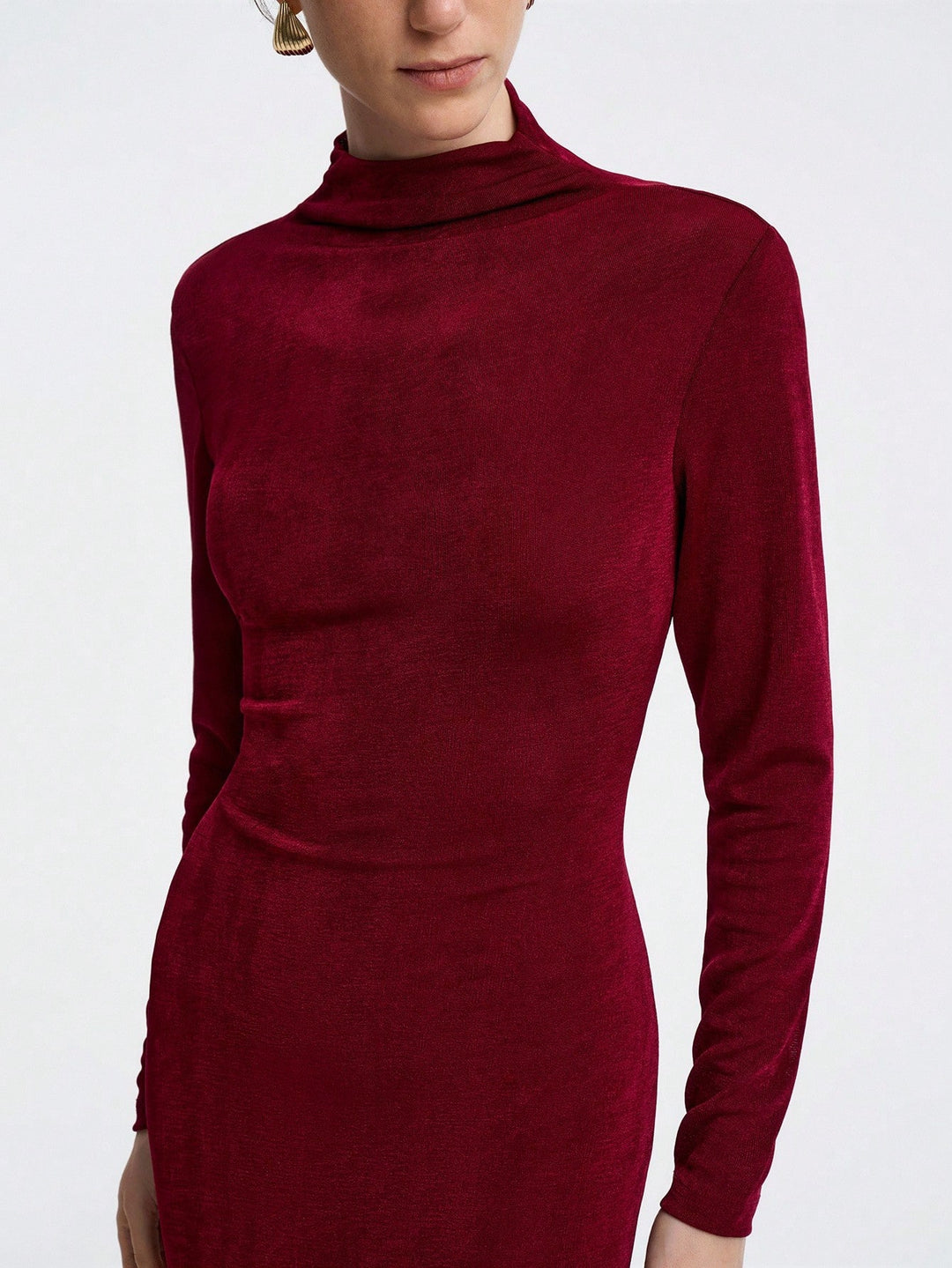 Rochie maxi SHEIN, vișiniu