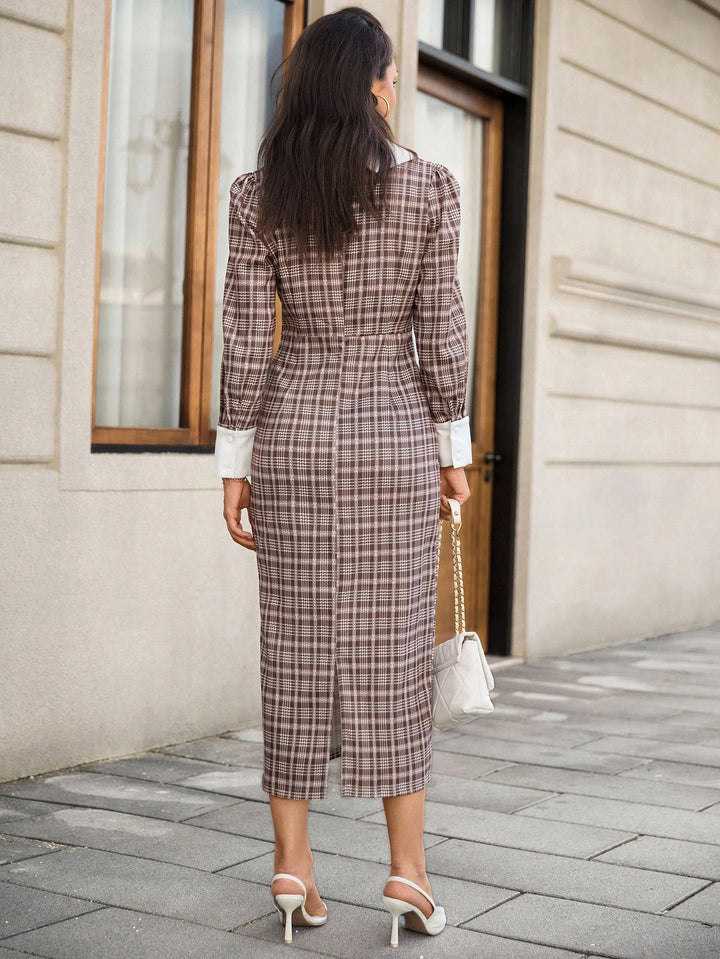 Shein midi ruha, színes