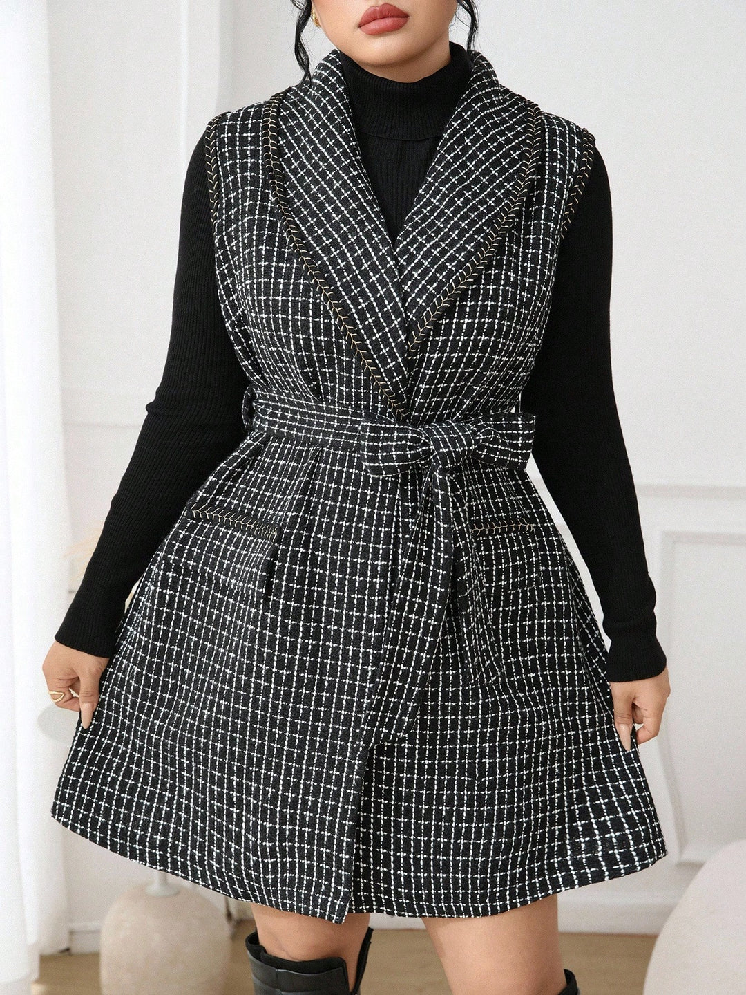 Sarafan Shein Curve+, mix culori