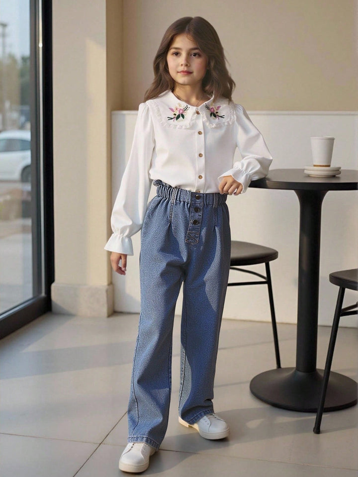 Jeans SHEIN, albastru