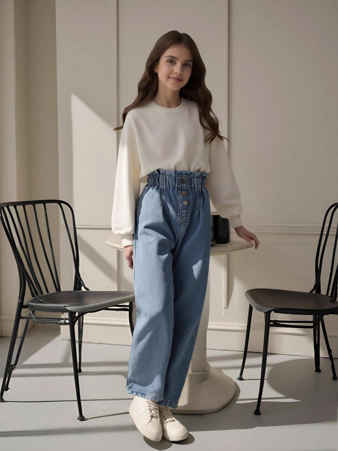 Jeans SHEIN, albastru