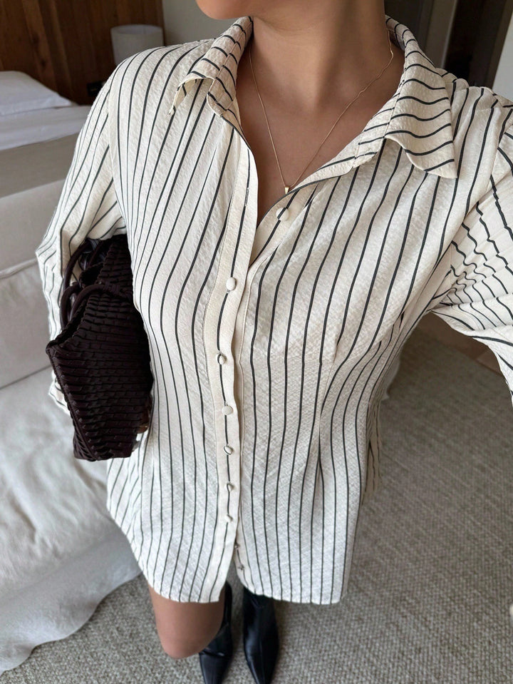Rochie tip cămașă SHEIN, mix culori