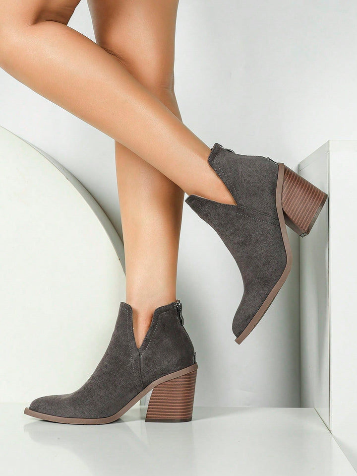 Botine SHEIN, gri