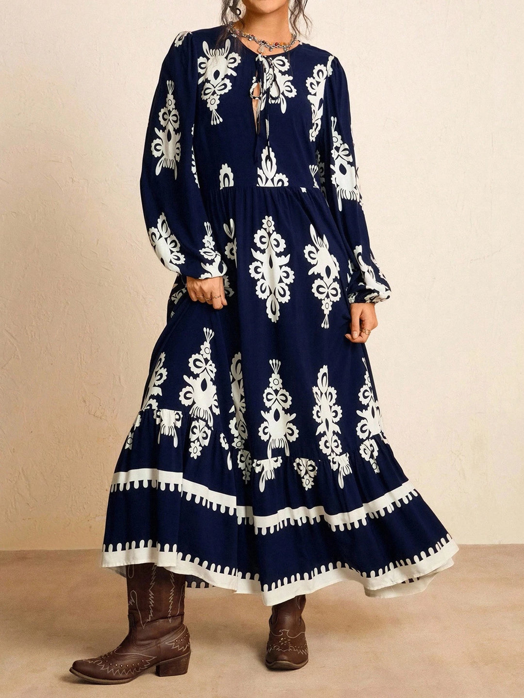 Rochie maxi SHEIN, albastru
